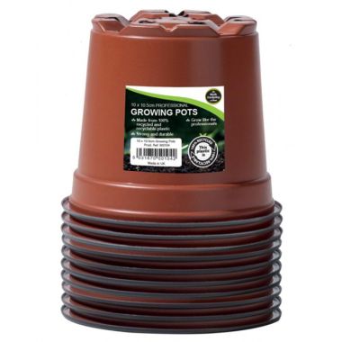 Garland Professional Growing Pots, Pack of 10 - 10.5cm