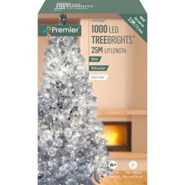Premier 1000 Multi-Action LED TreeBrights, White - 25m