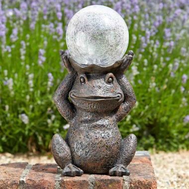 Smart Solar Colour Changing Gazing Frog