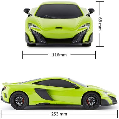 CMJ McLaren 675LT Coupe Remote Controlled Car, Green – 1:18