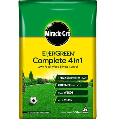Miracle-Gro Evergreen Complete 4 in 1 Lawn Food - 360m²