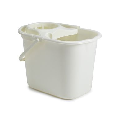 Whitefurze Value Mop Bucket, 14L - Cream