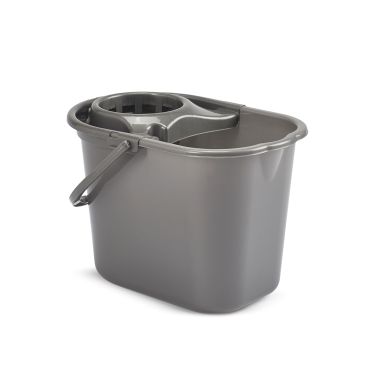 Whitefurze Value Mop Bucket, 14L - Silver