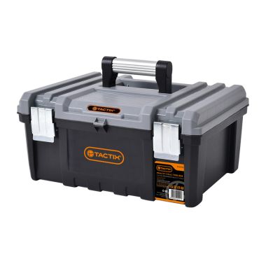 Tactix Power Tool Box with Carry Tray - 17in