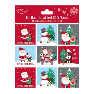 Character Gift Tags - Pack of 18