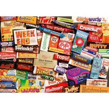 Gibsons Sweet Memories of the 1970s Jigsaw Puzzle - 500 Piece