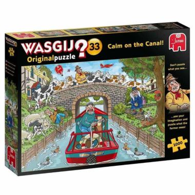 Wasgij Original 33 Calm on the Canal! Jigsaw Puzzle – 1000 Pieces