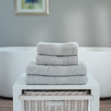 Kingston 4 Piece Towel Bale - Light Grey