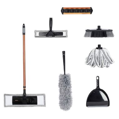 Tower Complete Cleaning Set – Black and Blush Gold
