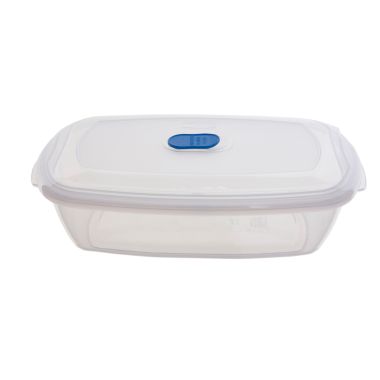 Whitefurze Rectangular Freezer to Microwave Storer - 1L