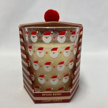 Baltus Candles Luxury Santa Candle Jar, Spiced Berry - 300g