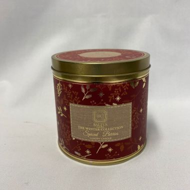 Baltus Candles 2 Wick Tin Candle, Spiced Berries - 480g