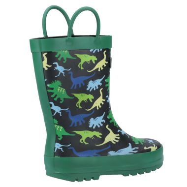 Cotswold Children's Sprinkle Wellington Boots - Dinosaur