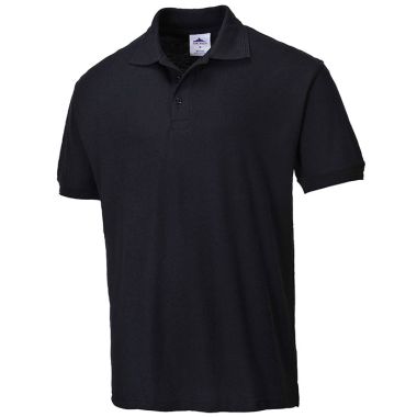 Portwest Naples Polo Shirt – Black 