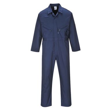 Portwest Liverpool Zip Coverall – Tall, Navy