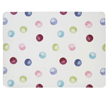 Cooksmart Placemats, Pack of 4 – Spotty Dotty