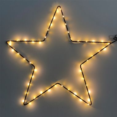 37cm LED Wire Star Light - Warm White