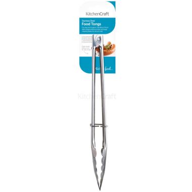 KitchenCraft Stainless Steel Food Tongs - 40cm