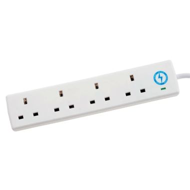 SMJ 4 Way Surge Protection Extension Lead – 2m