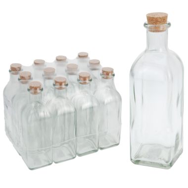 Cork Top Glass Bottle - 500ml