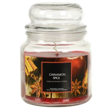 Baltus Candles Home Fragrance Scented Candle Jar, Cinnamon Spice - 400g