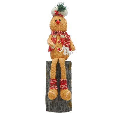Dangly Leg Gingerbread Man Figure - 50cm