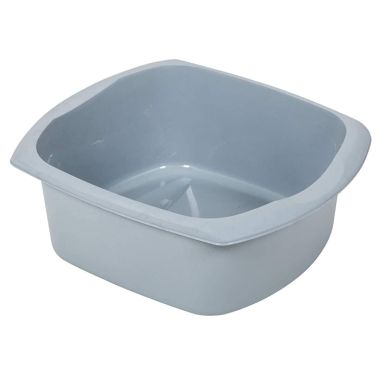 Addis Eco Rectangular Washing-Up Bowl, 9.5 Litre – Light Grey