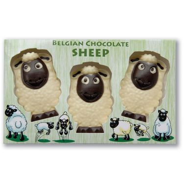 Trio of Chocolate Sheep
