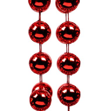 Red Beaded Garland - 10m