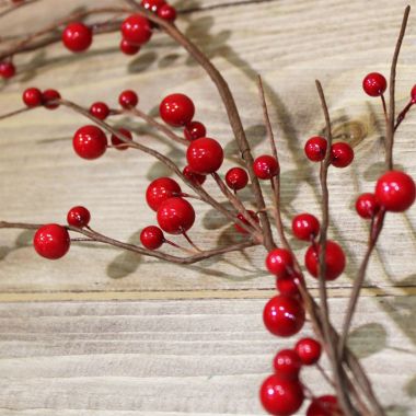 Red Berry Christmas Garland - 1.1m 
