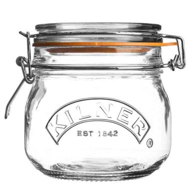 Kilner Round Clip Top Storage Jar - 500ml