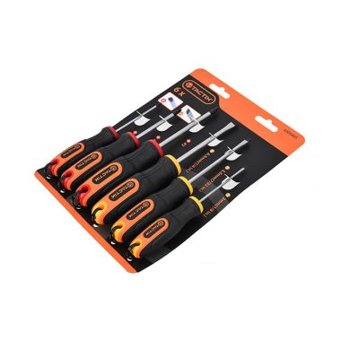 Tactix Phillips and Slotted Screwdriver Set - 6 Piece