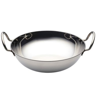 KitchenCraft Stainless Steel Balti Dish - Large