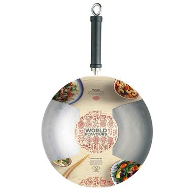 World of Flavours Oriental Wok - 30cm