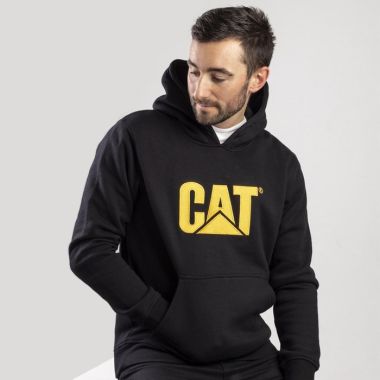 CAT Men’s Trademark Hooded Sweatshirt - Black