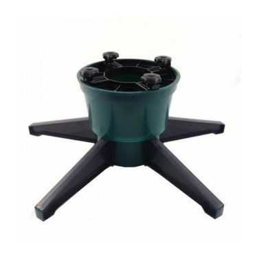 Airflow Needle Stop Watering Christmas Tree Stand, Green/Black - Large