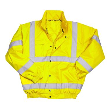 Warrior Hi-Vis Tulsa Bomber Jacket - Yellow