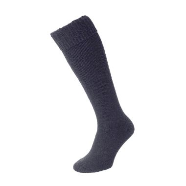 HJ Hall Wellington Boot Sock - Blue Marl