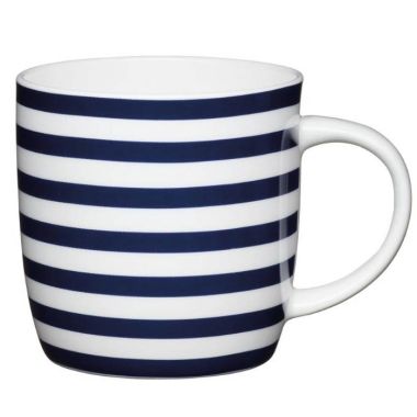 KitchenCraft Mug, 425ml - Nautical Stripe