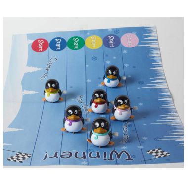 Robin Reed Racing Penguin Christmas Crackers - Pack of 6