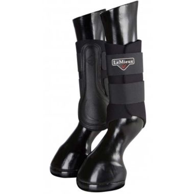 LeMieux Grafter Brushing Boots, Set of 2 - Black