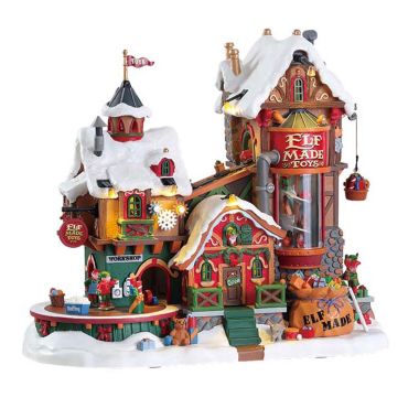 Lemax Christmas Figurine - Elf Made Toy Factory 