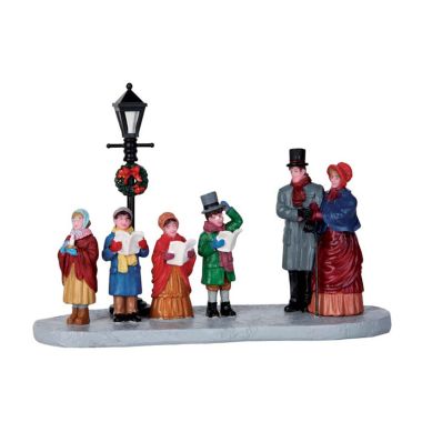 Lemax Christmas Figurine - Street Lamp Serenade 