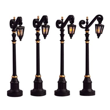 Lemax Christmas Figurine - Colonial Street Lamps Set