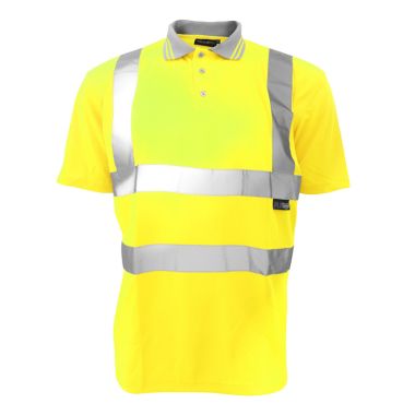 Warrior Hi-Vis Polo Shirt - Yellow