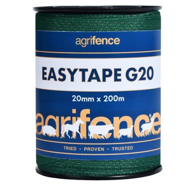 Agrifence Easytape Green Polytape - 20mm x 200m