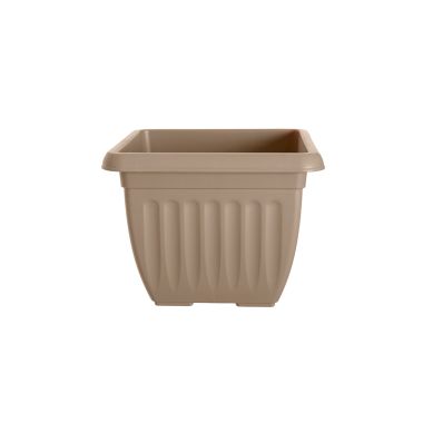 Whitefurze Athens Square Planter, 30cm – Taupe