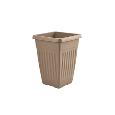 Whitefurze Athens Tall Planter, 42cm – Taupe