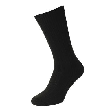 HJ Hall Indestructible Cushioned Socks - Black