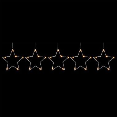 Star String Lights with 30 LEDs - 5 Pack